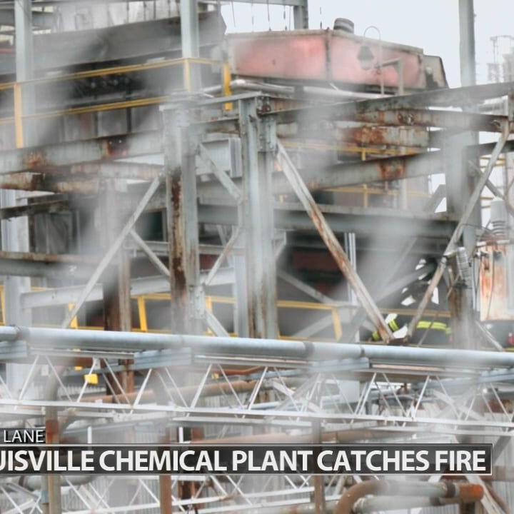No one injured after fire breaks out at Louisville chemical plant